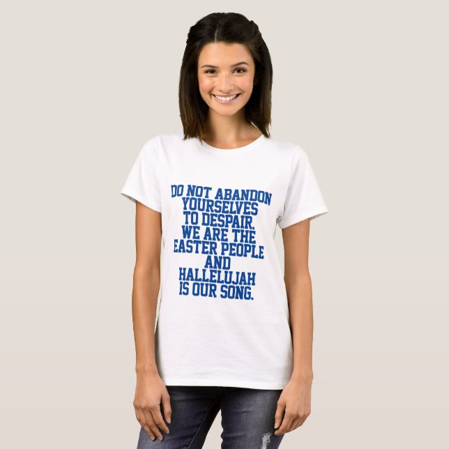 Zitat | CHRISTLICHER T - SHIRT (Vorne ganz)