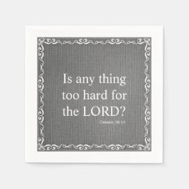 Zitat der Alten Testament-Bibelschrift - Genesis 1 Serviette