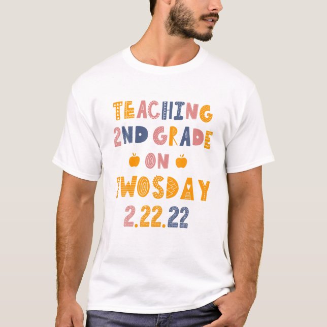Zitat der lustigen Lehrer, Unterricht in der zweit T-Shirt (Vorderseite)