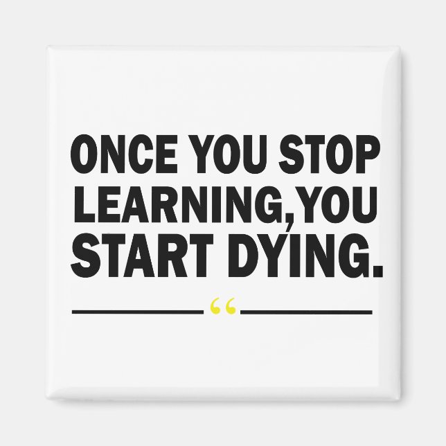 Zitat der motivierend Lehrerin Magnet (Vorne)