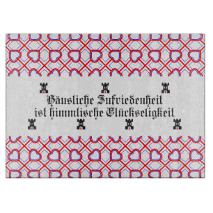 Zitat der Siebenbürger Sachsen Schneidebrett