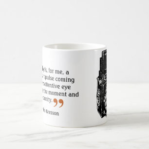 Zitat des berühmten Fotografen 6 Doppel-Objektive- Kaffeetasse