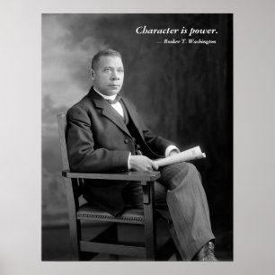 Zitat des Disponent-T. Washington Poster
