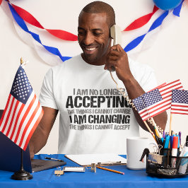 Zitat des inspirierenden politischen Aktivisten üb T-Shirt