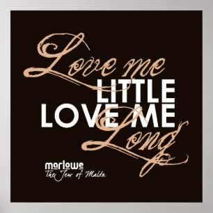 Zitat des Juden von Malta Poster