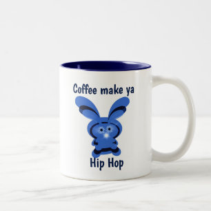 Zitat des sonnigen Ostens Zweifarbige Tasse