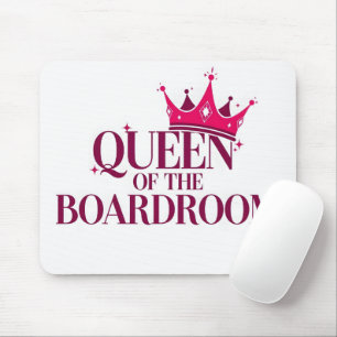 Zitat einer starken weiblichen Führungskraft Rosa  Mousepad