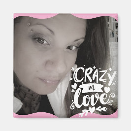 Zitat Foto Valentinstag Zitat Rosa Magnet