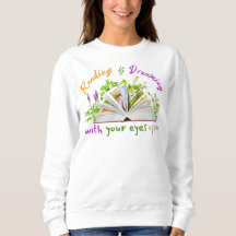Zitat Frauen-Sweatshirt zum Lesen - Gemütliches Bu