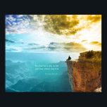 Zitat Friedrich Nietzsche Naturerlebnis Natur Poster<br><div class="desc">Inspirationsziffer aus dem existentialistischen Universum des berühmten Schriftstellers Friedrich Nietzsche. Perfektes Geschenk für dynamische Intellektuelle! "Wer einen Grund zum Leben hat,  kann fast jedes ertragen."</div>