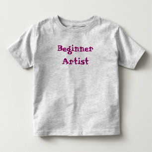 Zitat für Anfänger-Künstler Kleinkind T-shirt
