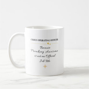 Zitat für das Büro des Chief Operating Officer Kaffeetasse