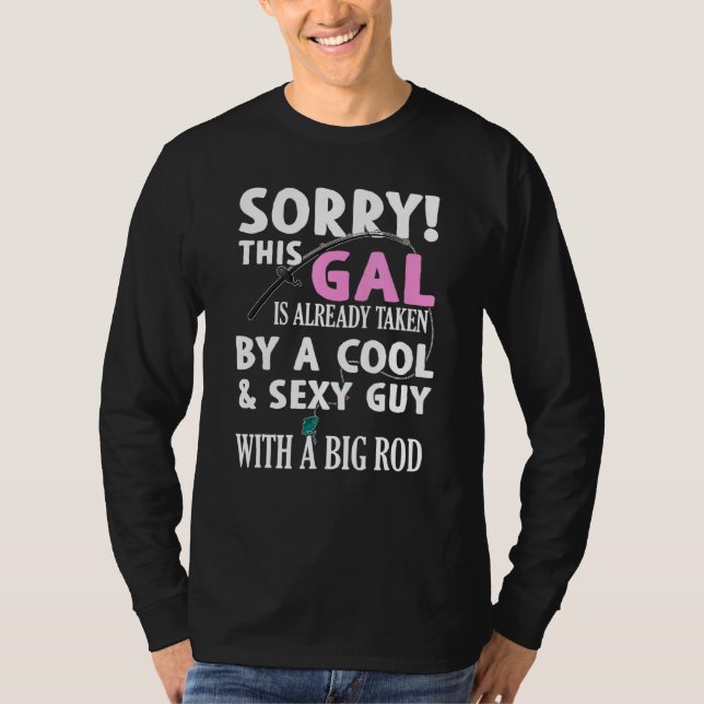 Zitat für Mädchen, die mit Niedlicher Kunst fische T-Shirt (Vorderseite)