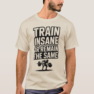Zitat für Motivierend Gymnastik im Zug T-Shirt
