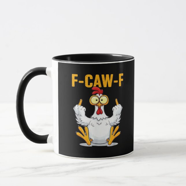 Zitat Hahn Meme Klassiker Tasse (Links)