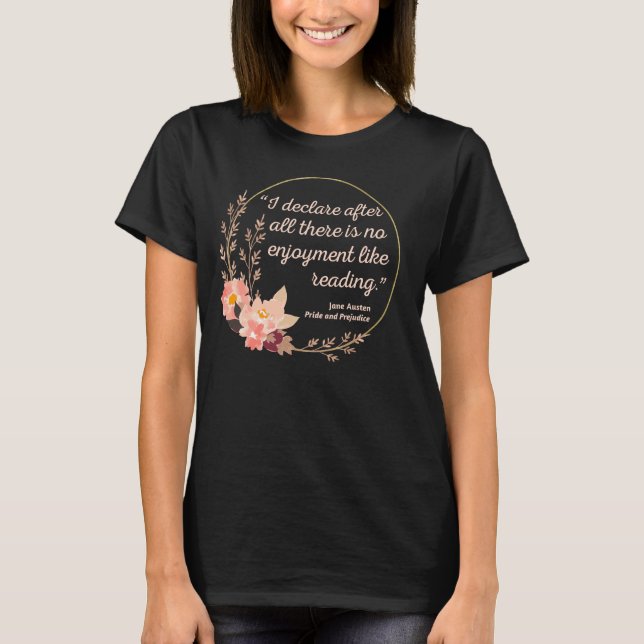 Zitat III - Stolz und Vorurteile - Niedlicher Stil T-Shirt (Vorderseite)