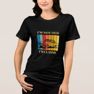 Zitat im nicht alt im klassischen Auto Tri-Blend Shirt