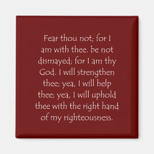 Zitat Isaiah 41 10 Magnet