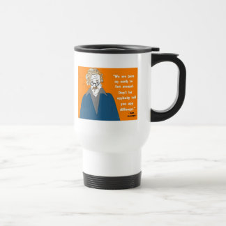 Zitat Kaffee-Tassen-Kurt Vonnegut Reisebecher