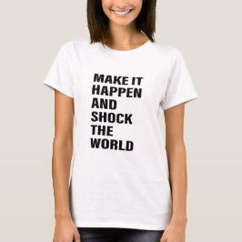 Zitat KunstErfolg Tipps Motivierend Kunst Wort T-Shirt