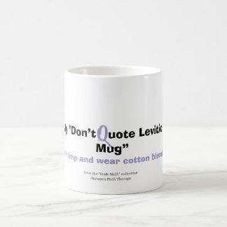Zitat Leviticus bei mir nicht - Funny Mug Kaffeetasse