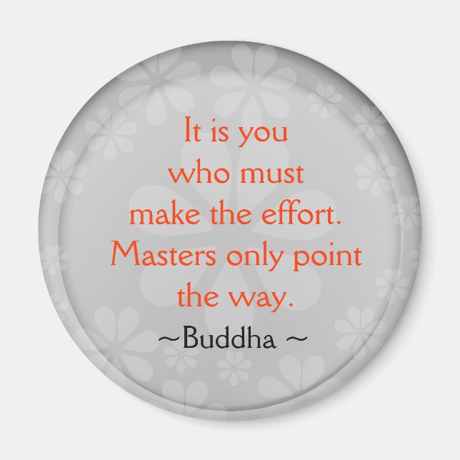 Zitat-Magnet des inspirierenden Buddha Magnet (Vorne)