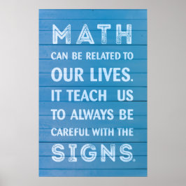 Zitat - Math Poster