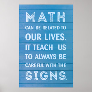 Zitat - Math Poster