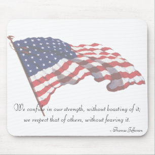 Zitat Mousepad KRW Thomas Jefferson