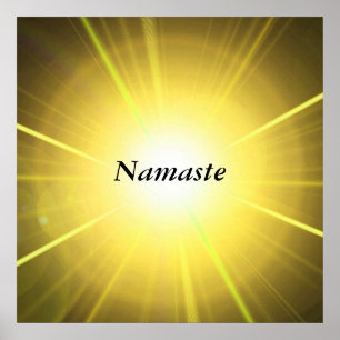 Zitat "Namaste" Poster