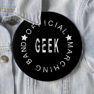 Zitat Offiziell Marching Band Geek Button