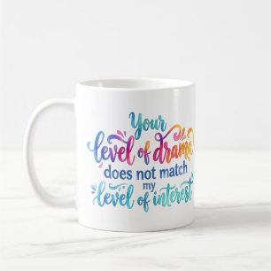 Zitat ohne Drama Lustig Sarkastisch Wasserfarbe Kaffeetasse