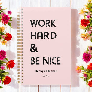 Zitat Pastel Pink Typografie Planer