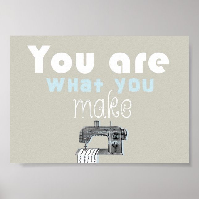 Zitat-Plakat Poster (Vorne)