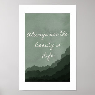 Zitat-Poster mit Inspiration Poster