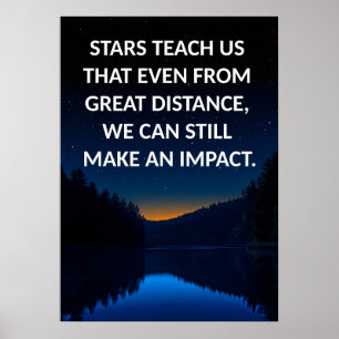 Zitat-Poster mit Inspiration Poster