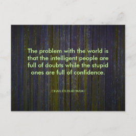 Zitat-Postkarte Charless Bukowski Postkarte