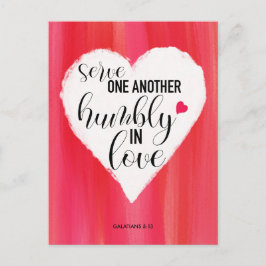 Zitat Postkarte "Servieren"