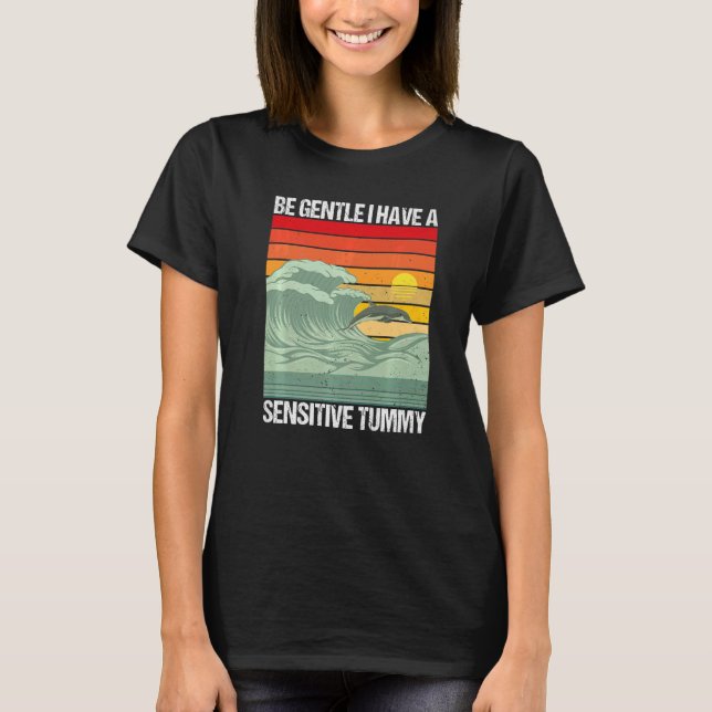 Zitat Sprichwort Retro Seien Sie vorsichtig Ich ha T-Shirt (Vorderseite)