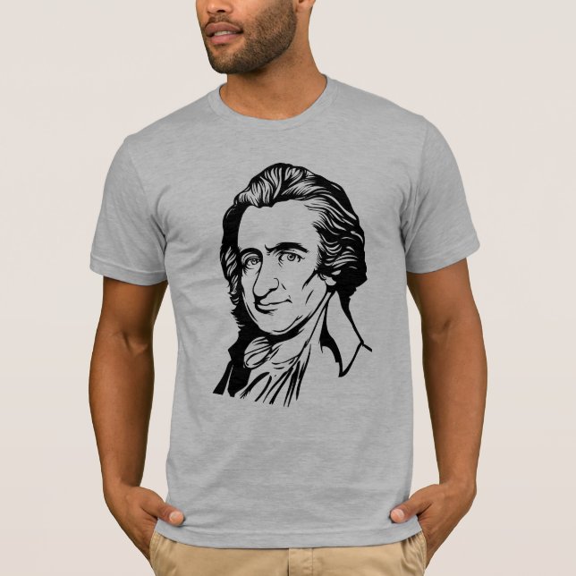 Zitat-T - Shirt Thomas Paine (Vorderseite)
