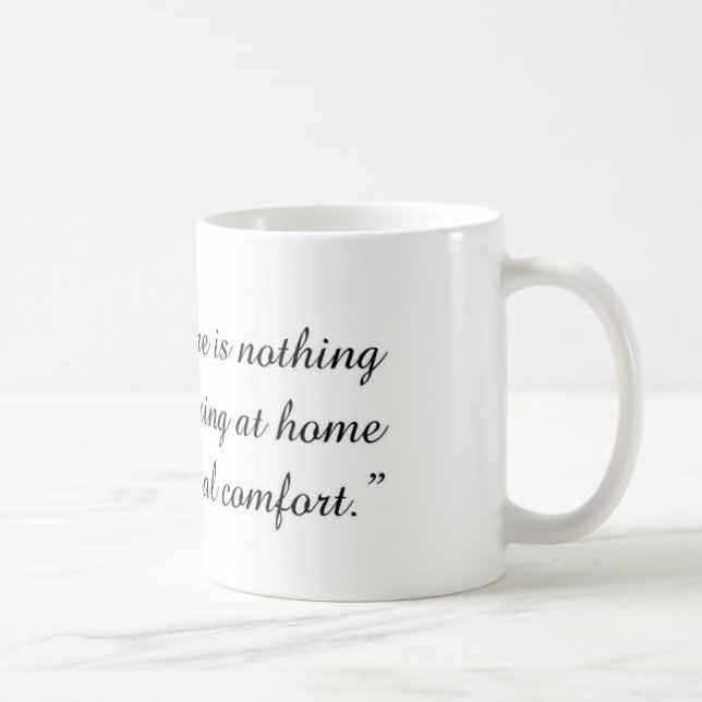 Zitat-Tasse Janes Austen Kaffeetasse (Rechts)