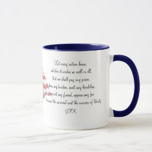 Zitat-Tasse KRW JFK Tasse