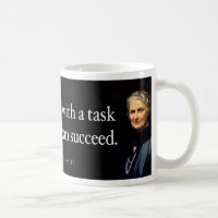 Zitat-Tasse Maria Montessori