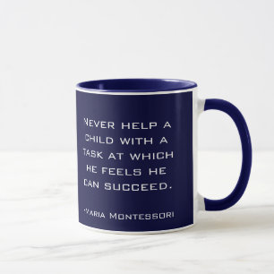 Zitat-Tasse Maria Montessori Tasse