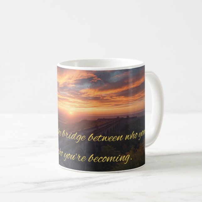 Zitat über Disziplin Tasse (VorderseiteRechts)