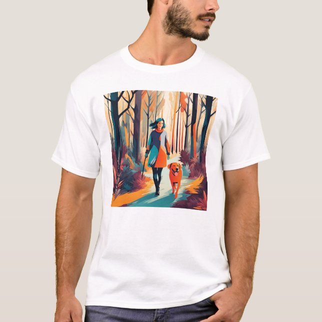 Zitat über unsere Hundefreunde - T-Shirt (Vorderseite)