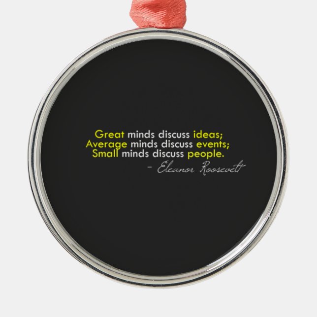 Zitat-Verzierung Ornament Aus Metall (Vorne)