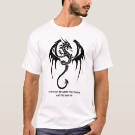 Zitat von Drachen im keltischen Stil und Shakespea T-Shirt