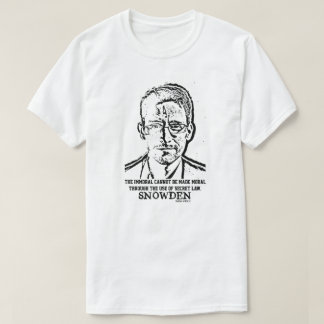 Zitat von Edward Snowden Spionage-Whistleblower T-Shirt