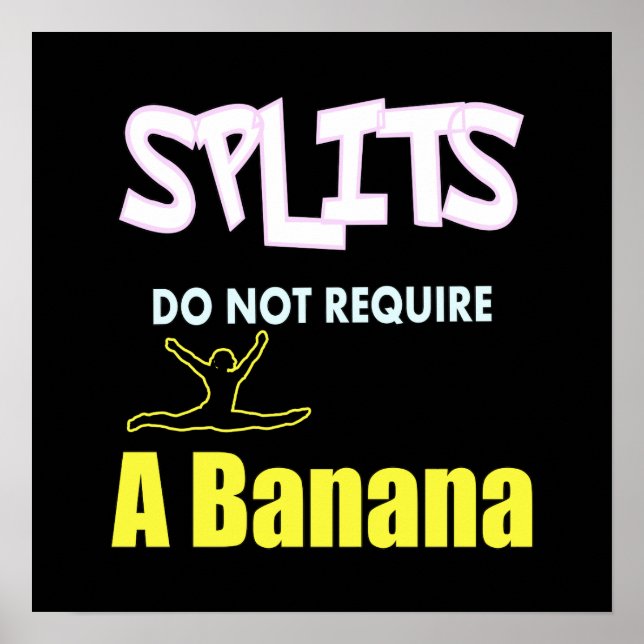 Zitat von Girls Gymnastics Banana Splits Poster (Vorne)
